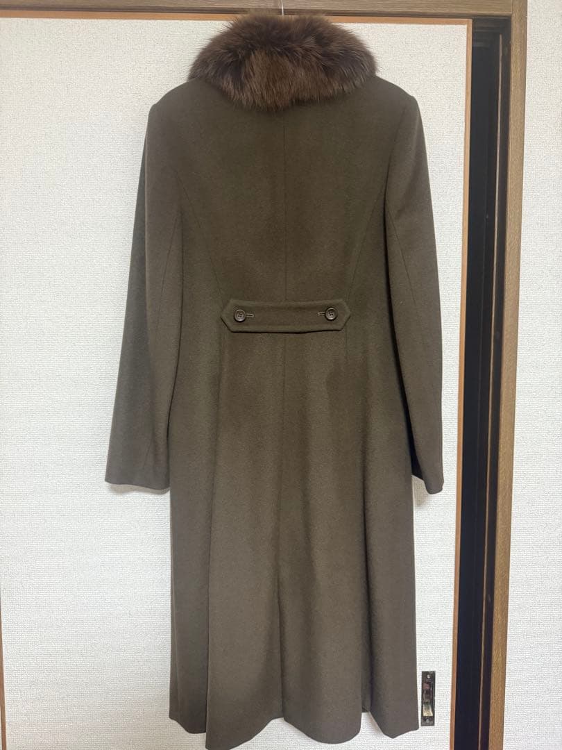 バレンシアガ　コート　ファー付き