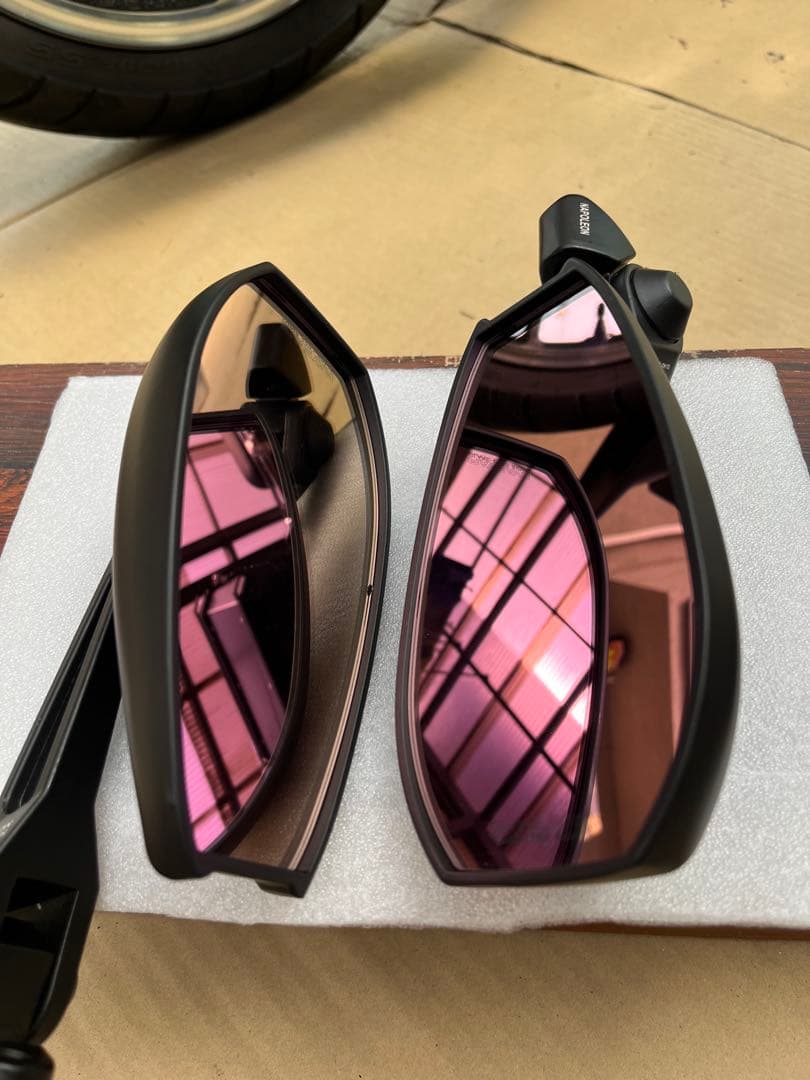 バイク　ナポレオン　ハンドルマウントミラー　　パックミラー　サイドミラー　未使用