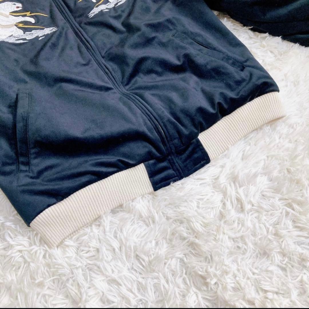 【美品】HOUSTON ヒューストン　ALASKA アラスカ　スカジャン　M