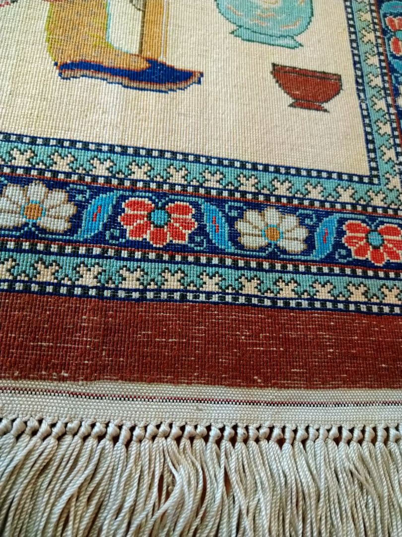 タペストリー　天津緞通