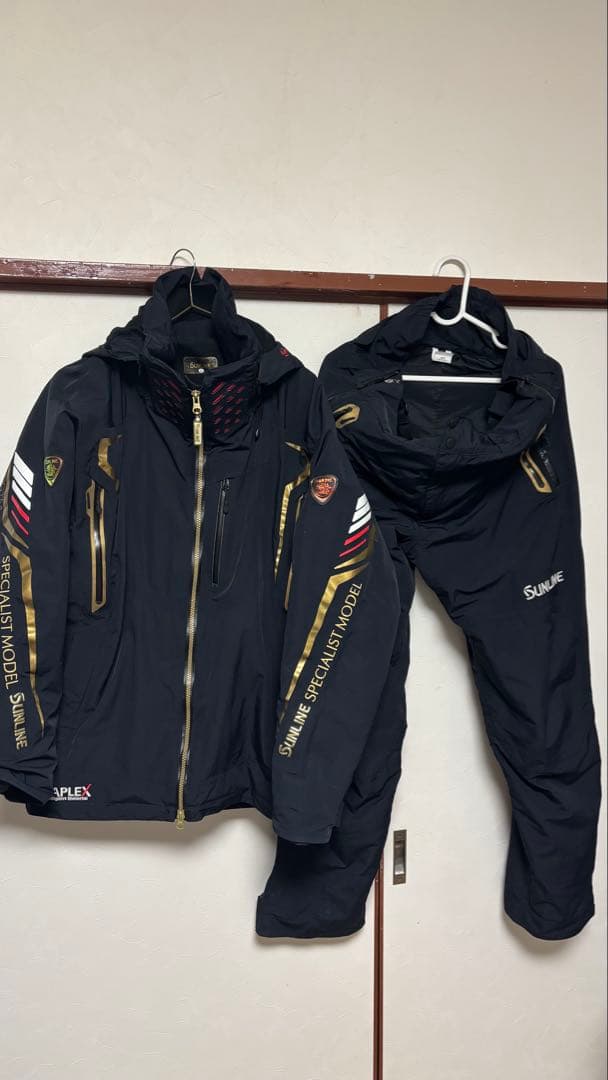 ライさん専用，サンラインSUW-1703防寒服上下セット