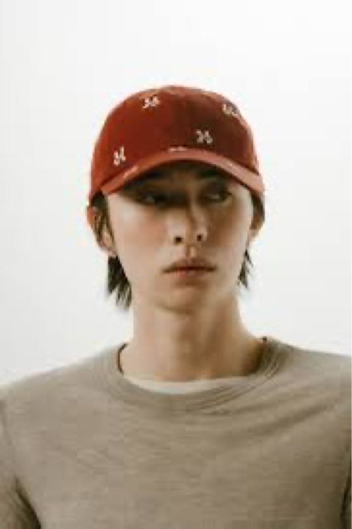 【完売品】K logo cap/Kロゴキャップ (レッド)/Knuth Marf