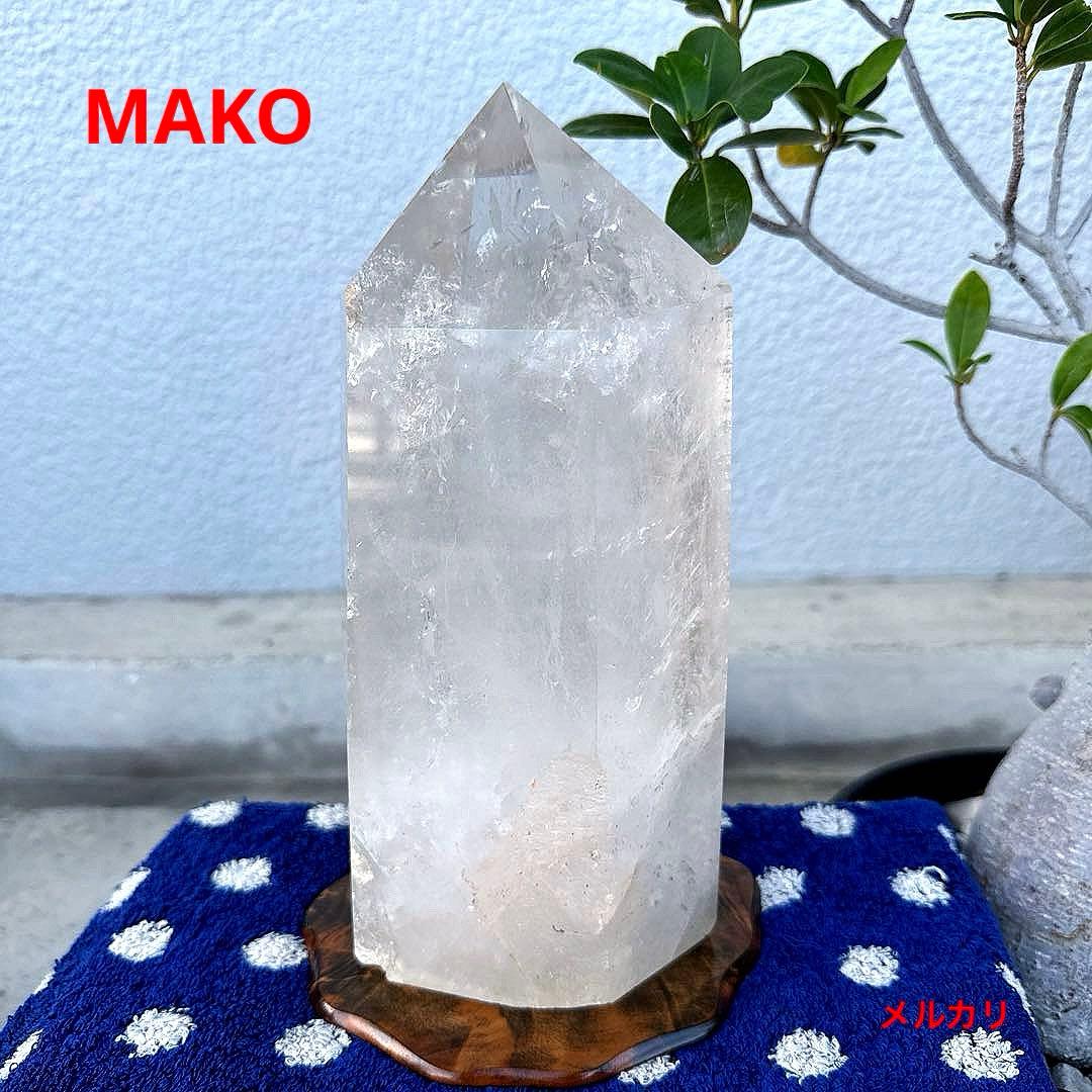 M1733☆水晶六角柱3.2Kg☆トマス産☆天然石　原石☆N50405-F