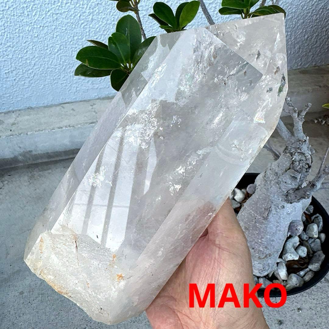 M1733☆水晶六角柱3.2Kg☆トマス産☆天然石　原石☆N50405-F