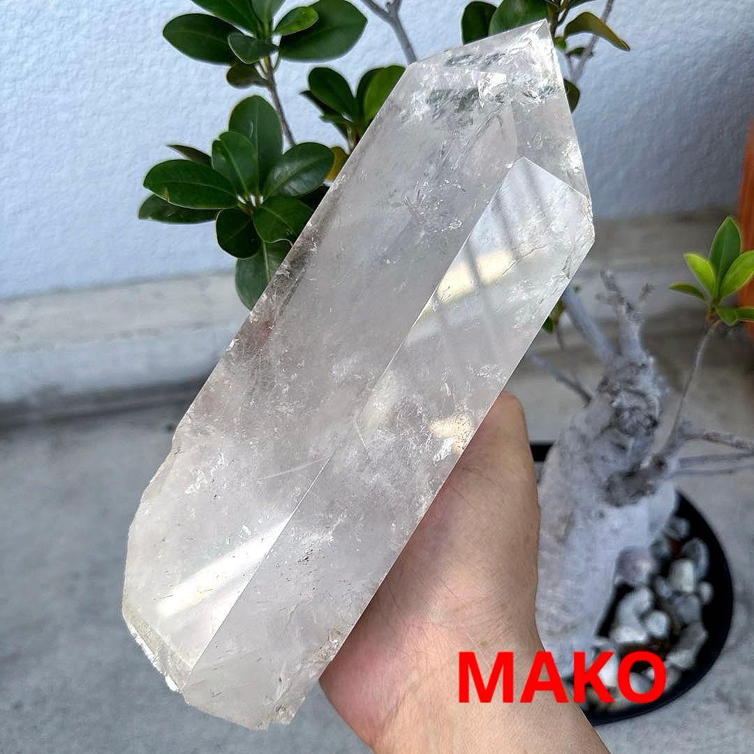 M1733☆水晶六角柱3.2Kg☆トマス産☆天然石　原石☆N50405-F