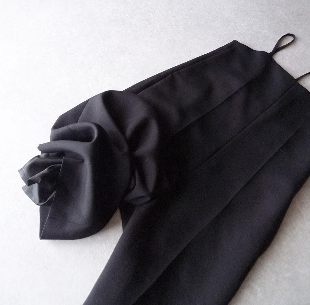 美品 デミルクス ビームス 2,6万円 上品オールインワン ブラック E373