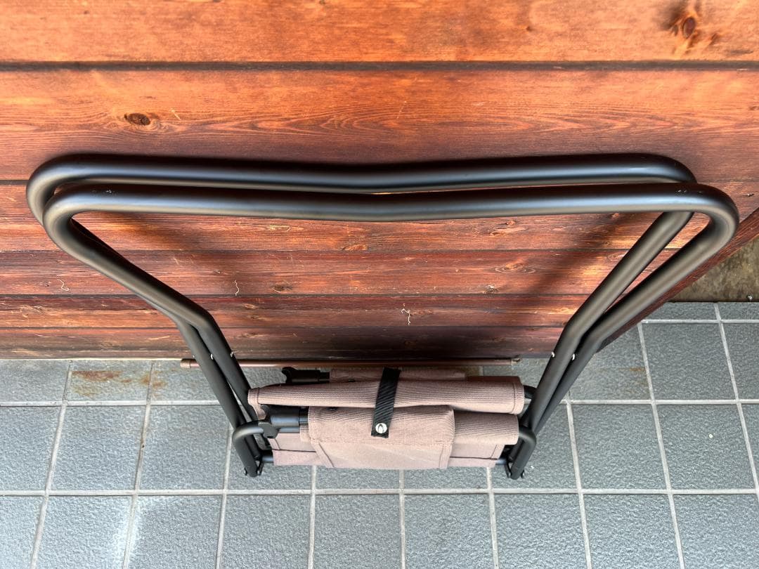 美品） peak FDチェアワイド グレー(LV-077GY)2脚セット