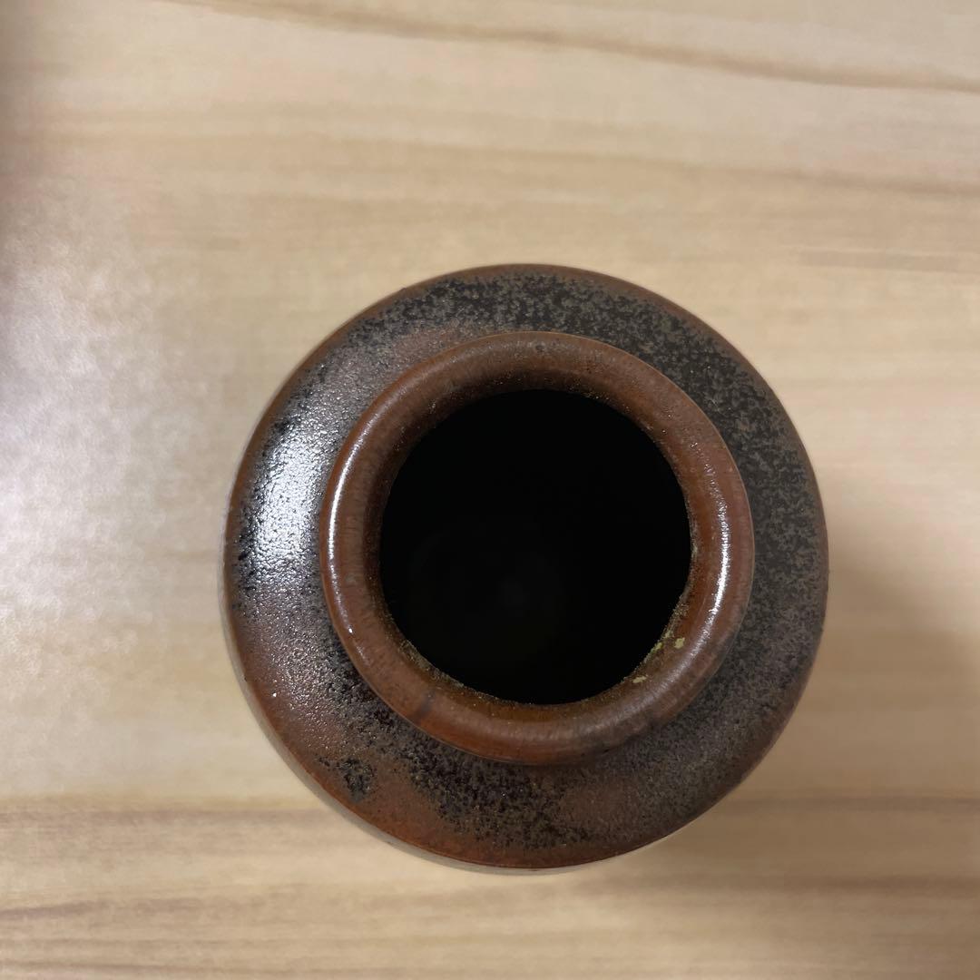 古瀬戸肩衝茶入　山口錠鐡　茶道具