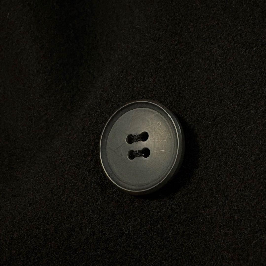 イタリア製カシミヤ100% ステンカラーコート　ブラック　Mサイズ　日本製