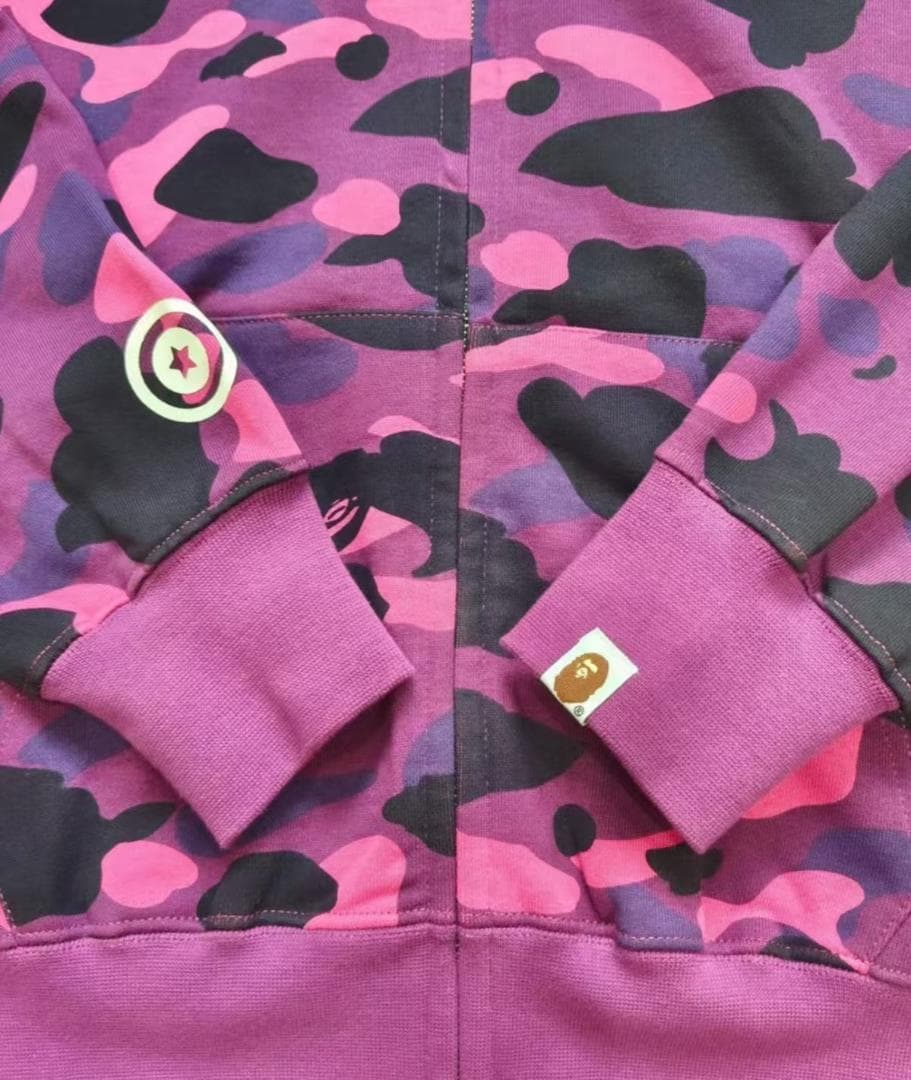 BAPE ADULTS フーディ ジップアップ シャークパーカー