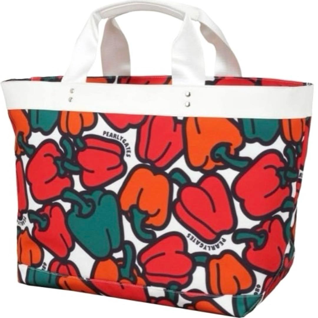 PEARLY GATES パプリカ柄BIGトートバッグ