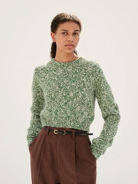 トップス 23AW AURALEE SILK WOOL CAMEL MIX KNIT 1