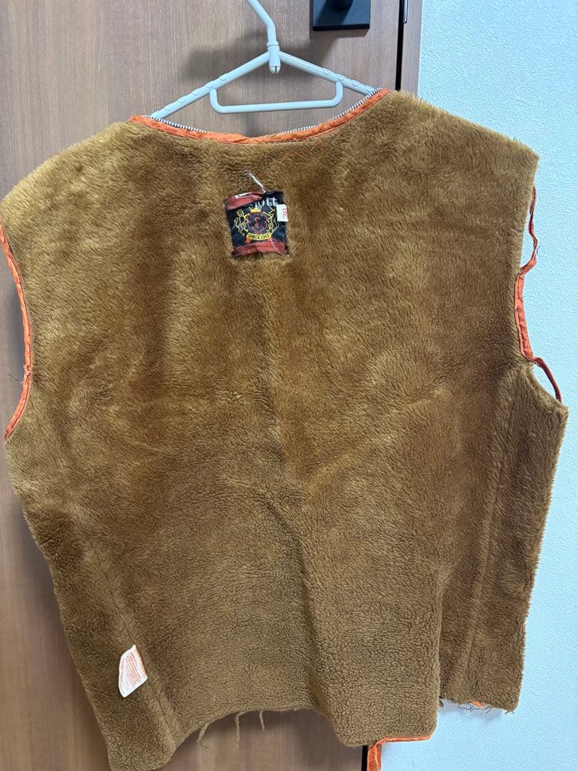 Schott シングルライダース　ブラウン　ベージュジッパー　ヴィンテージ　38