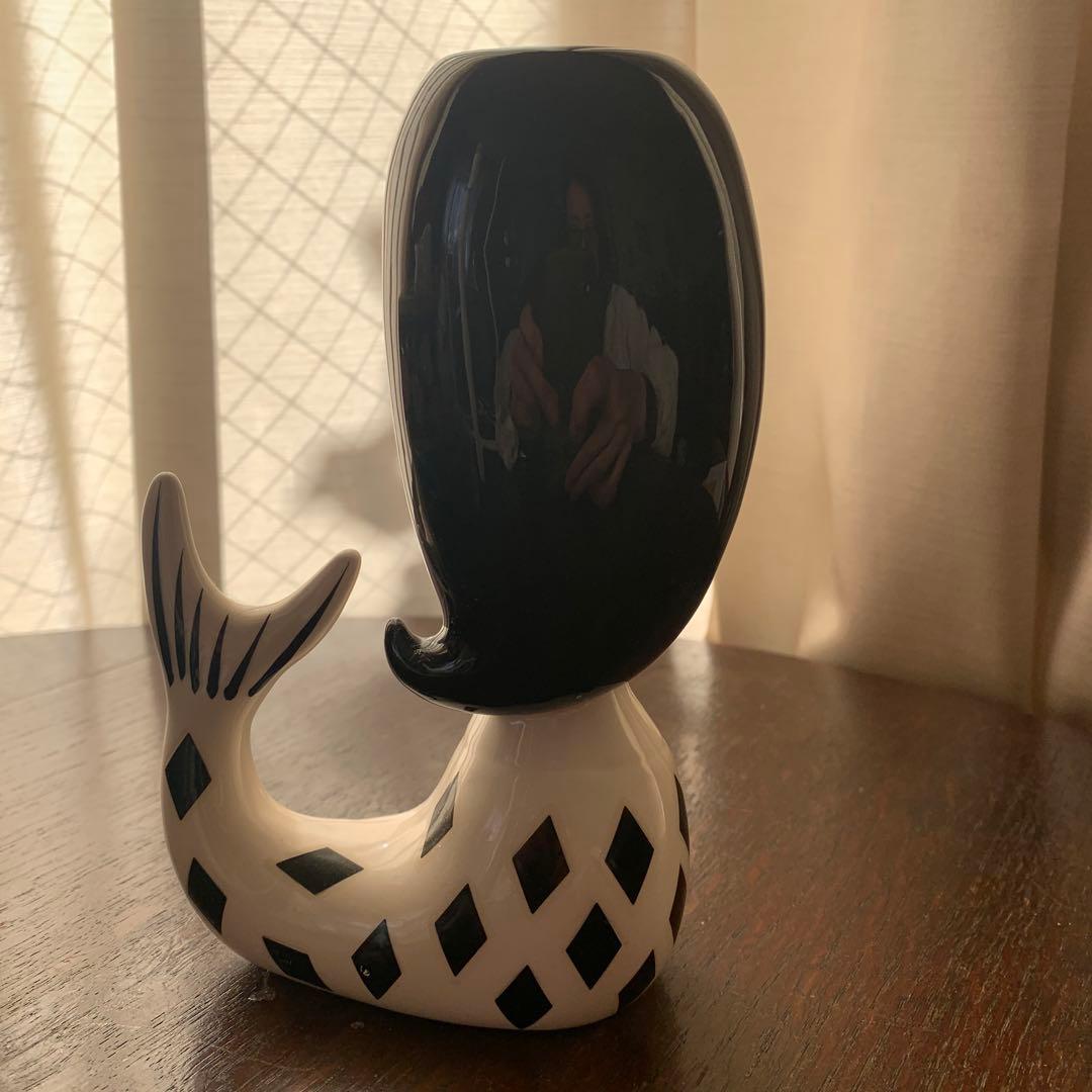 激レア Rune 内藤ルネ 人魚 マーメイド 一輪挿し 花瓶 置物 昭和レトロ