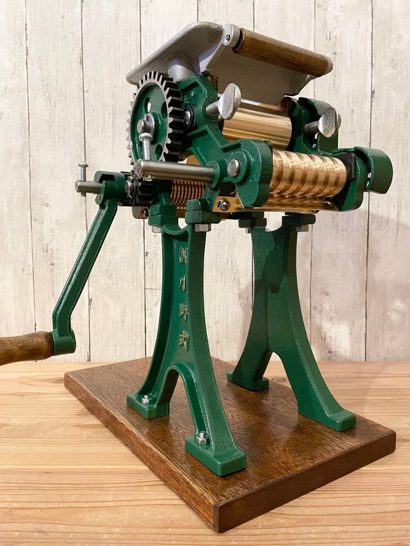 小野式製麺機　両刃　【2504-01】　説明書コピーあり