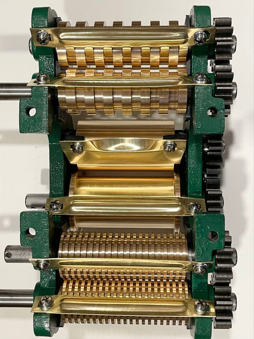 小野式製麺機　両刃　【2504-01】　説明書コピーあり