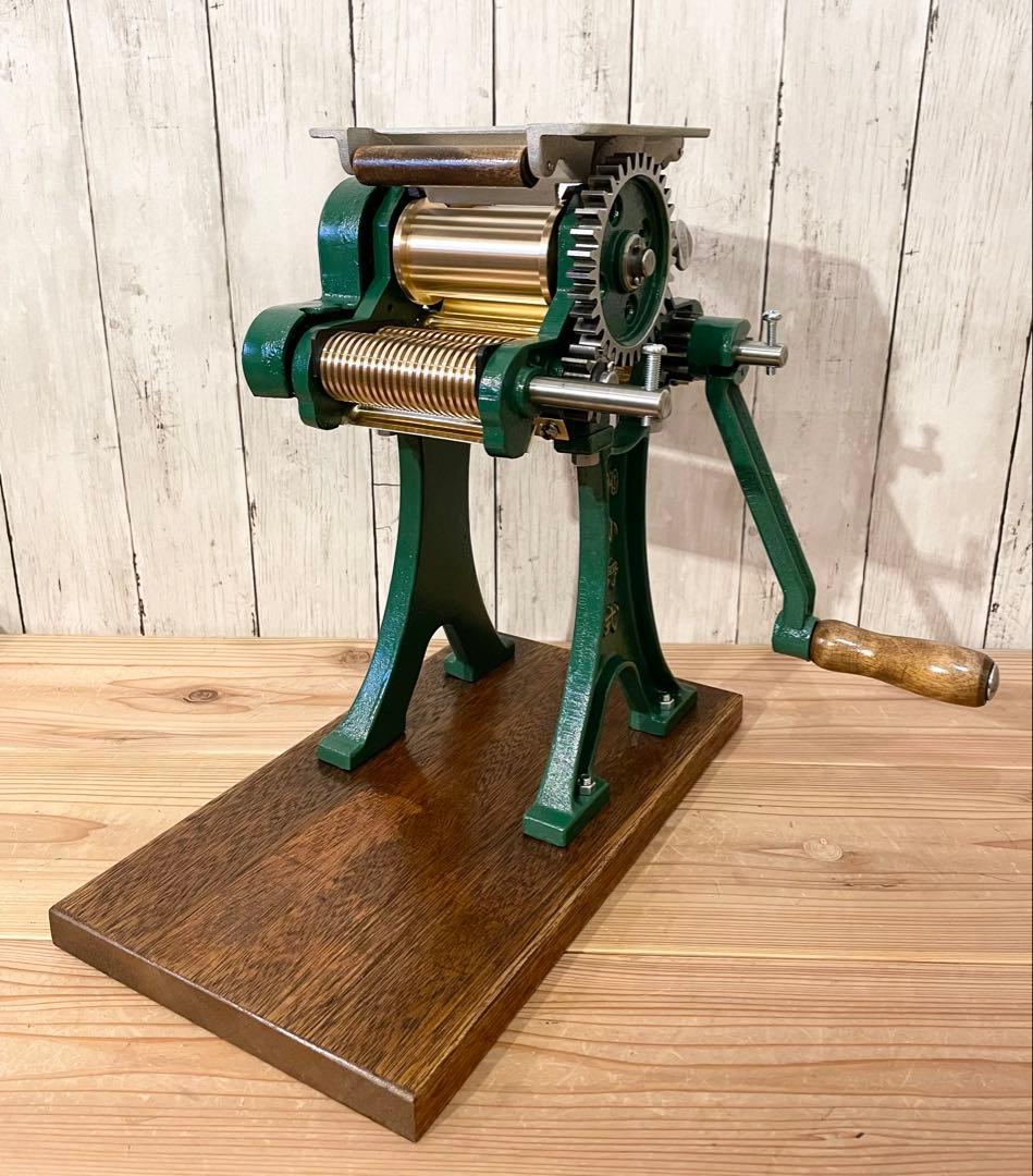 小野式製麺機　両刃　【2504-01】　説明書コピーあり