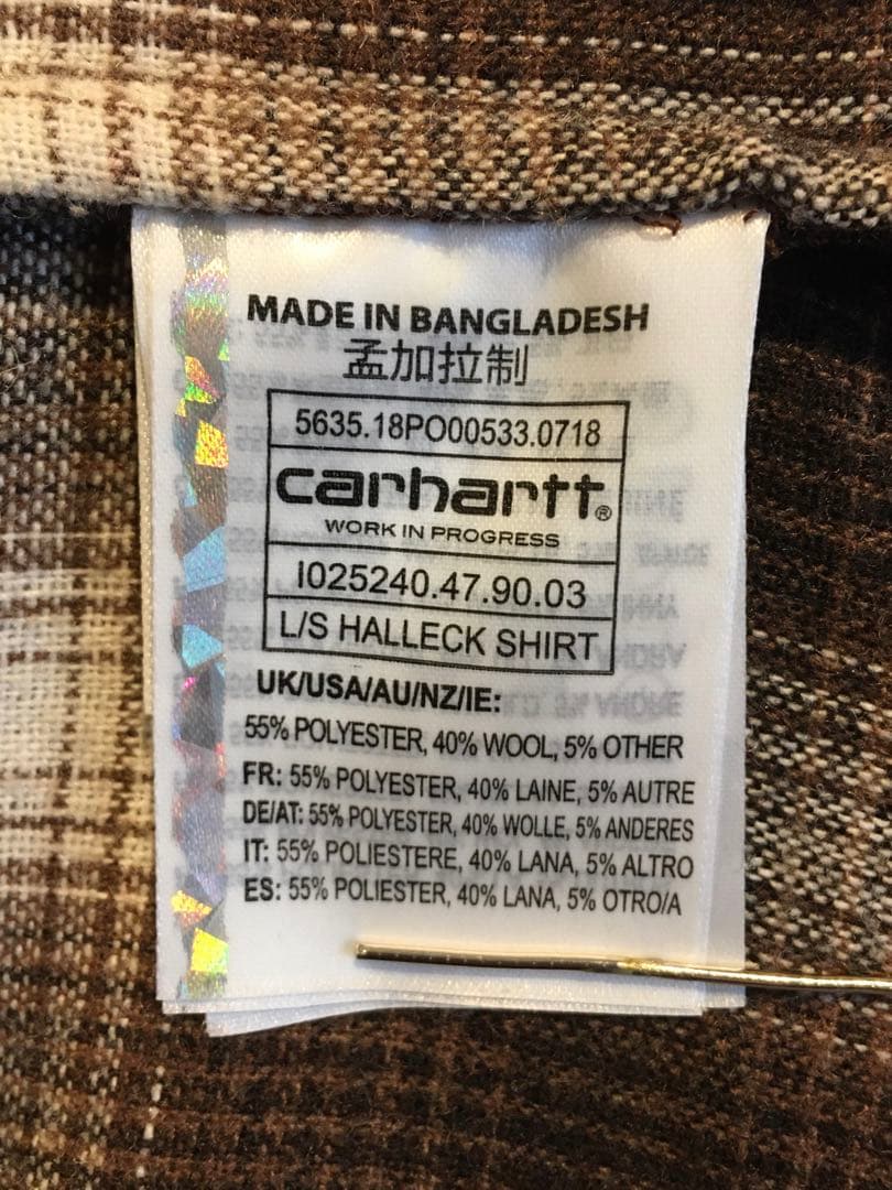 Carhartt カーハート チェックネルシャツ