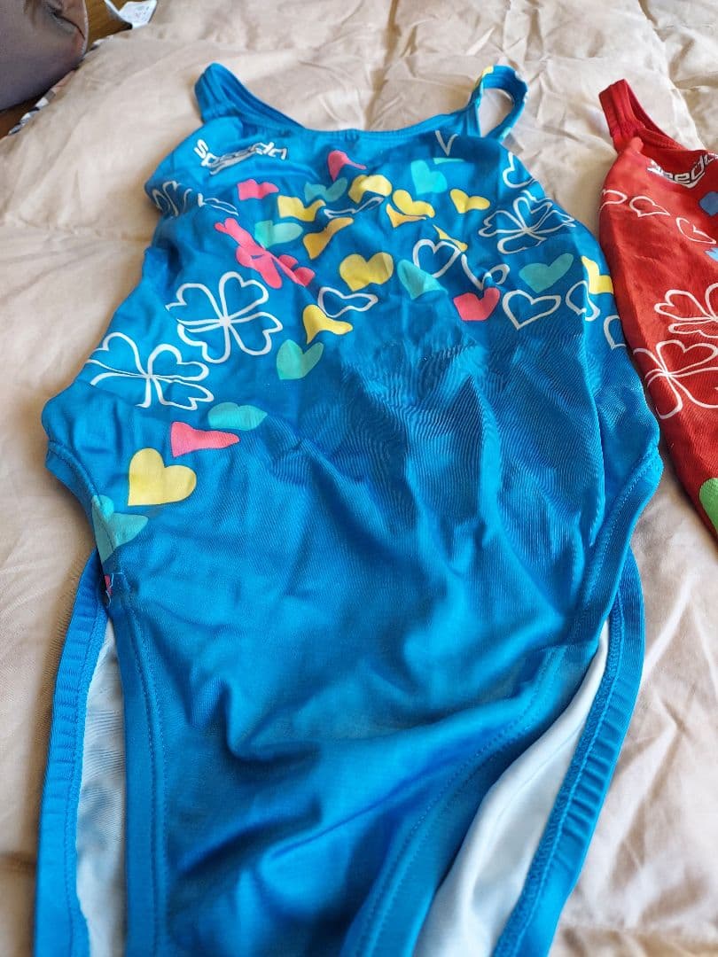 speedo 競泳水着　ハイレグ　ふたごコーデ　二枚セット