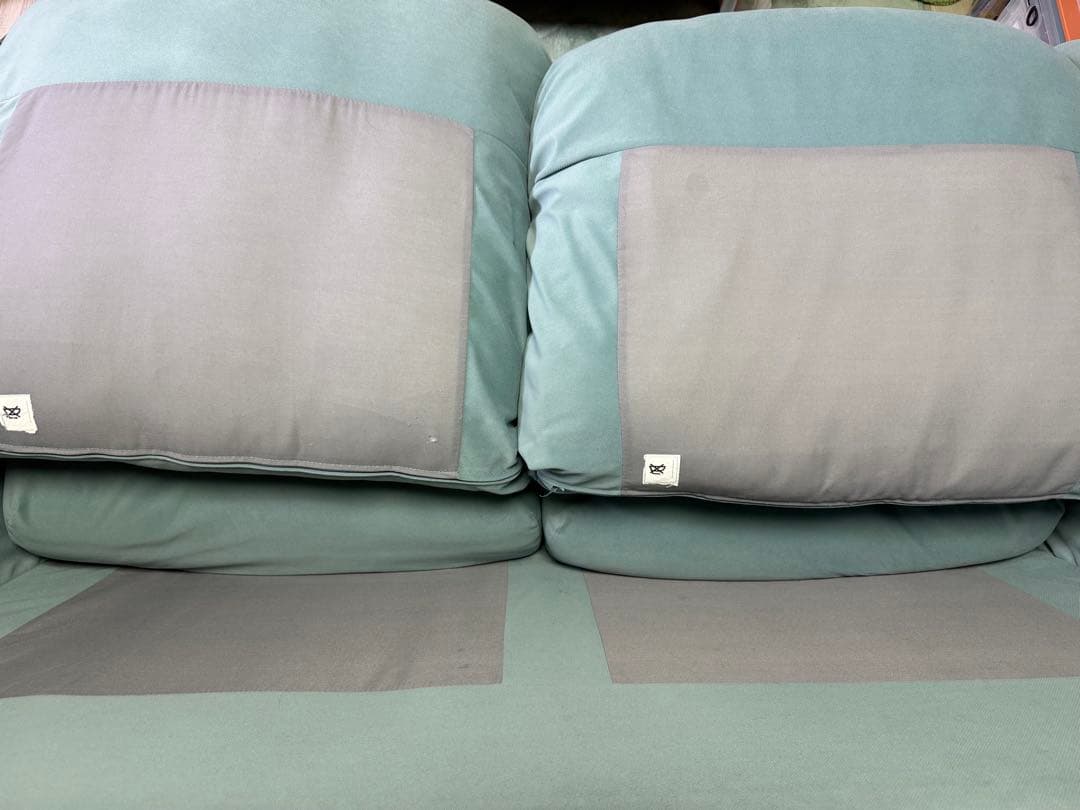 IKEA VINLIDEN ライトブルー カジュアル ソファ 2人掛けソファー