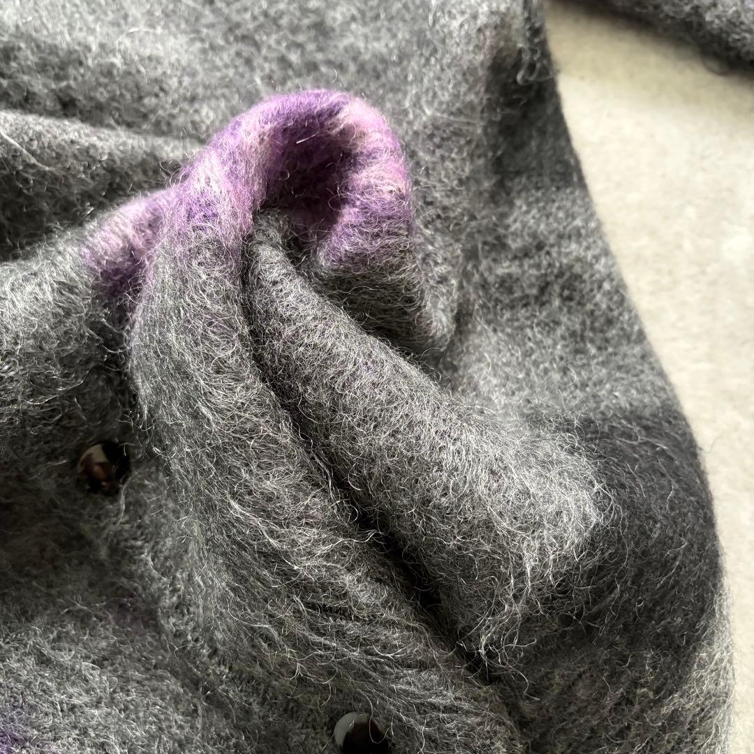 【NEEDLES】 ニードルズ ビームス別注 モヘヤカーディガン クレイジー柄