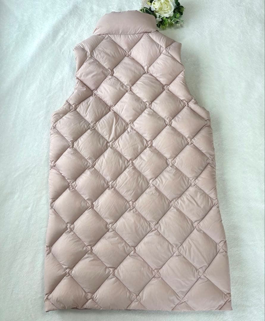 値下げ　美品　ノーリーズ　別注　タイオン　ロング　ダウン　ベスト　フリーサイズ
