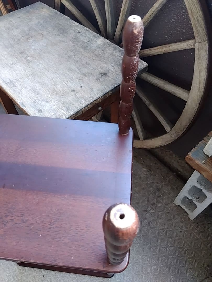 昭和レトロ ナジコ 木製ラック ヴィンテージ 2段　Najico