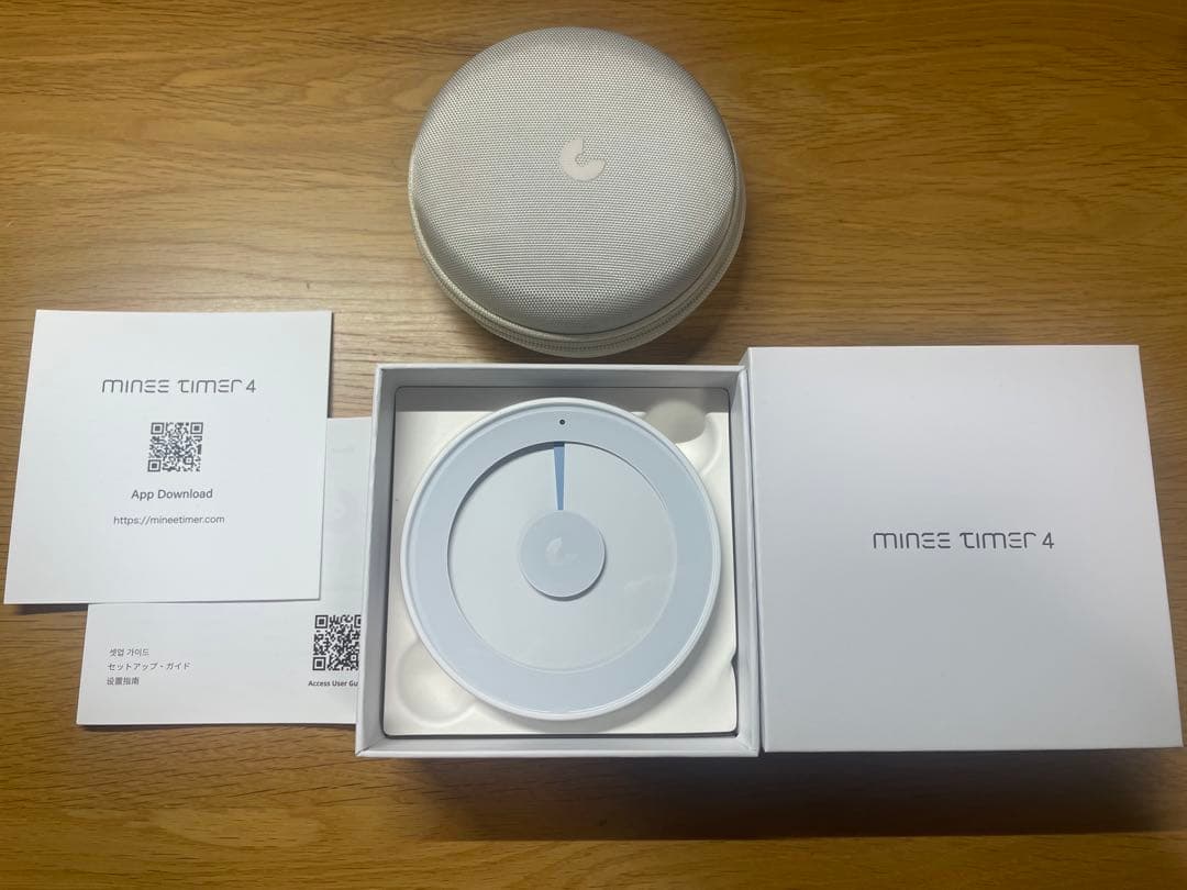 インテリア時計 minee timer 4 Pastel Marine