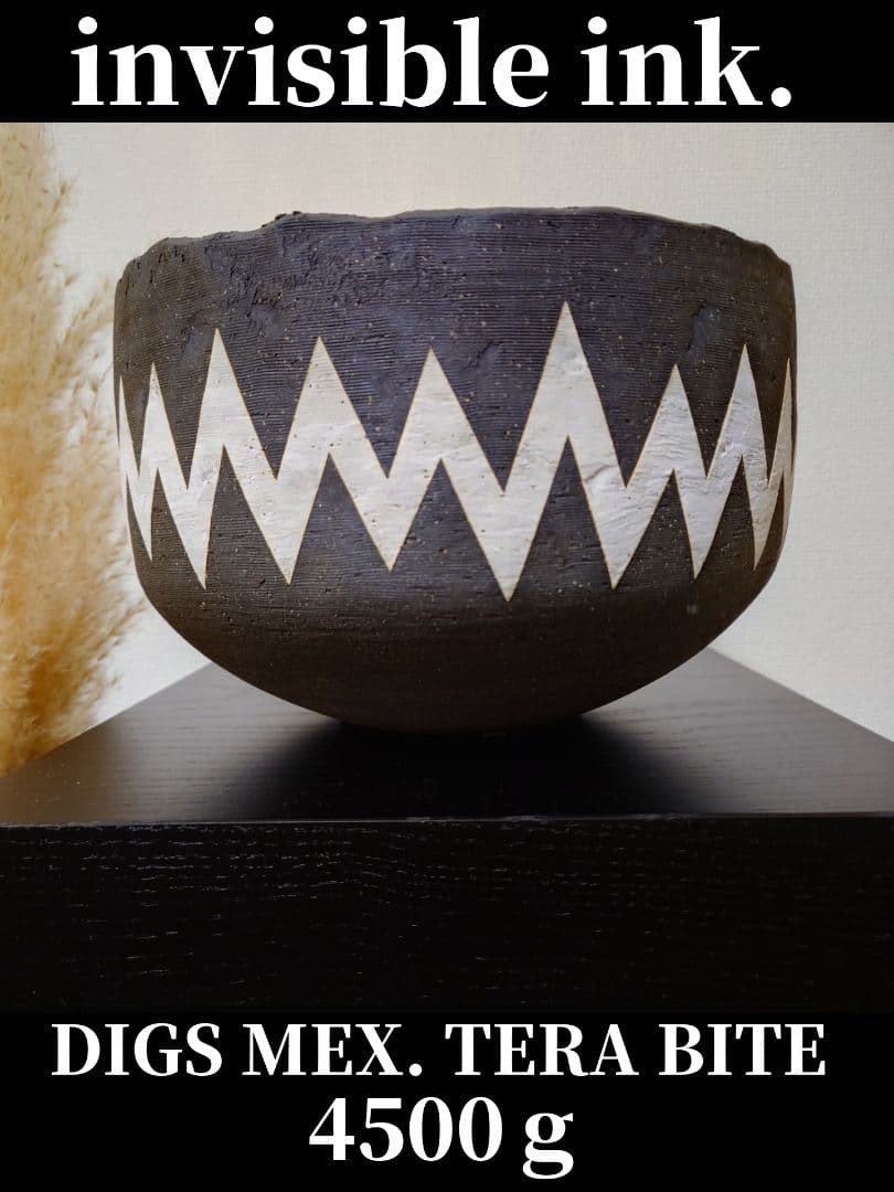 【超特大】 インビジブルインク invisible ink. 4500g　大鉢