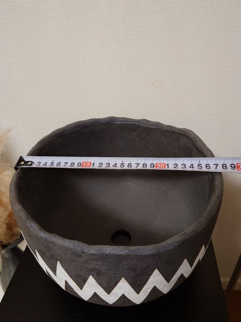 【超特大】 インビジブルインク invisible ink. 4500g　大鉢