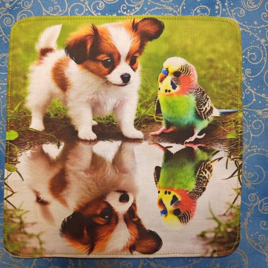 アロママ ハンカチ　パグちゃん　ダックス 柄　28枚