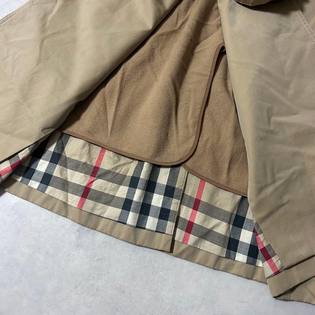 バーバリーロンドン トレンチコート ロング メガチェック ライナー ベルト L