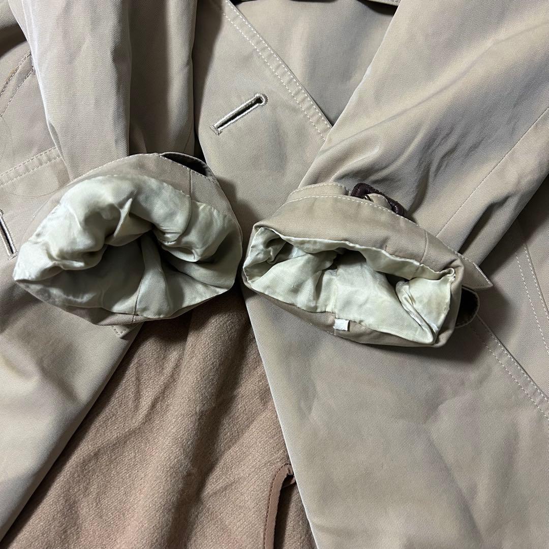 バーバリーロンドン トレンチコート ロング メガチェック ライナー ベルト L