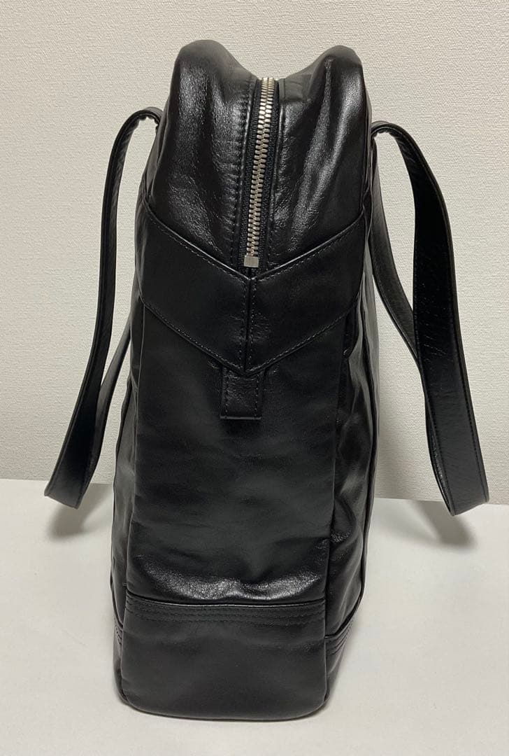 吉田カバン　PORTER　LUGGAGE LABEL 　黒　レザー　トートバッグ