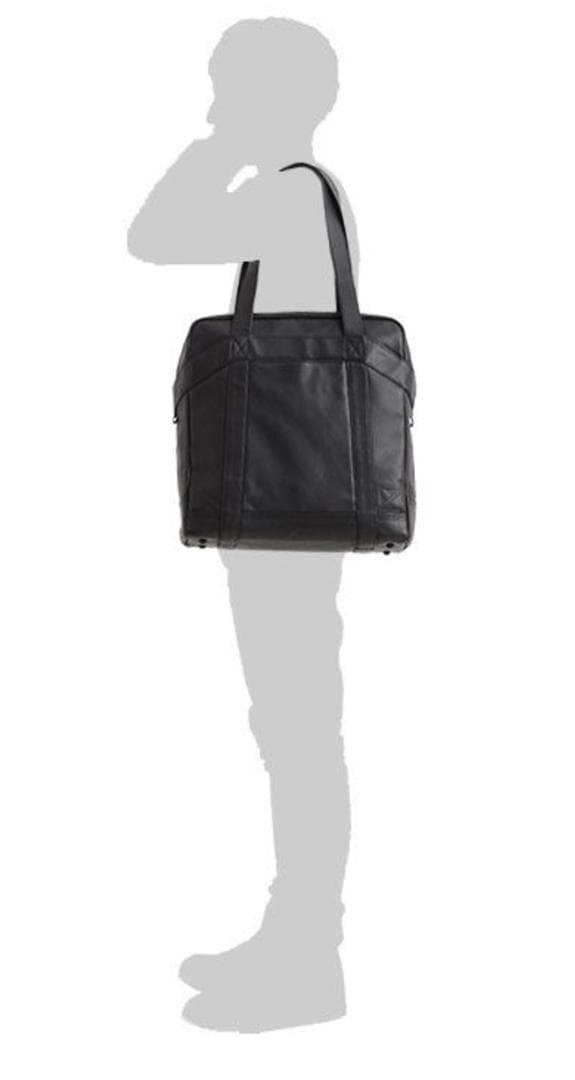 吉田カバン　PORTER　LUGGAGE LABEL 　黒　レザー　トートバッグ