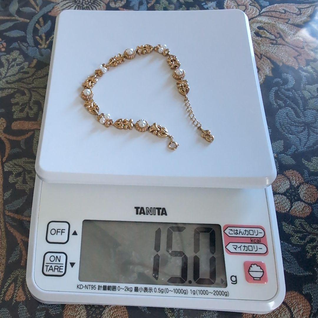 ミキモト　K18 　パール　ブレスレット