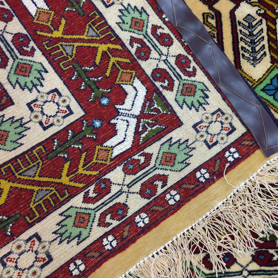 ペルシャ絨毯 新品 192x135 手織り クルド・ グーチャン産 persia