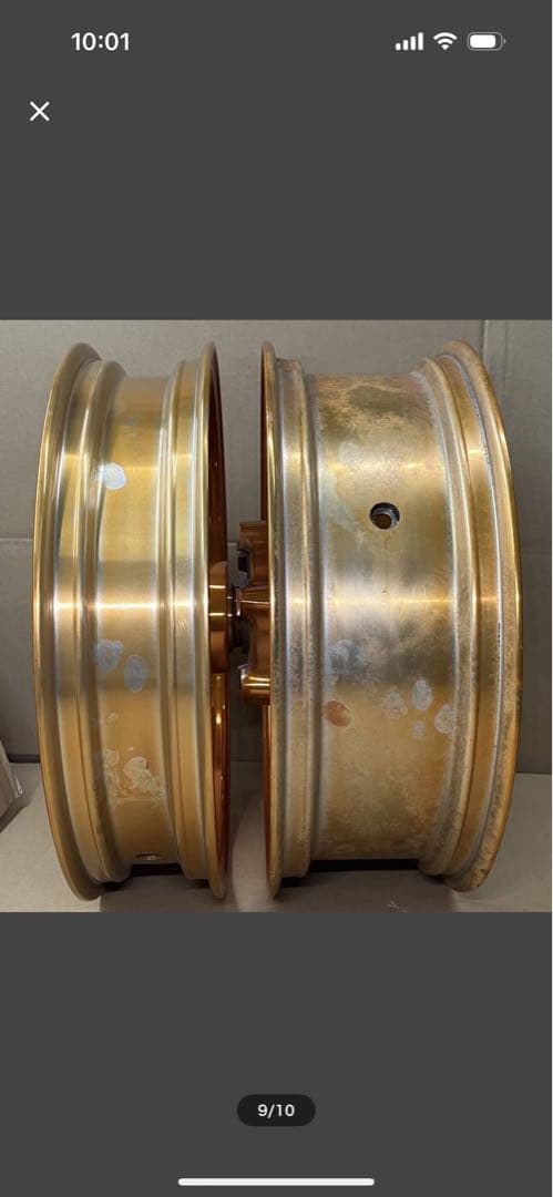 XJR1200.1300前後ホイール、アルマイト塗装