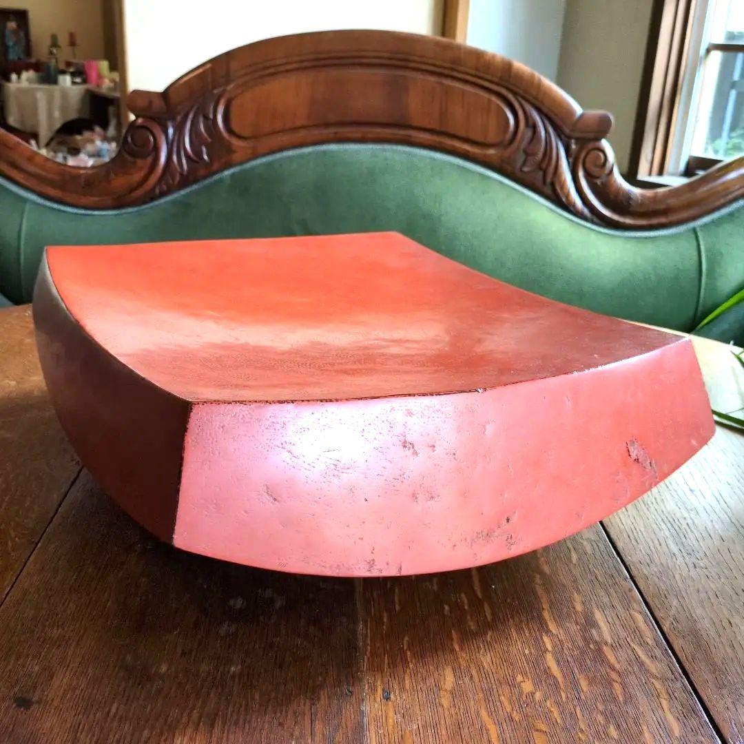 榎本勝彦　オブジェ　漆塗り