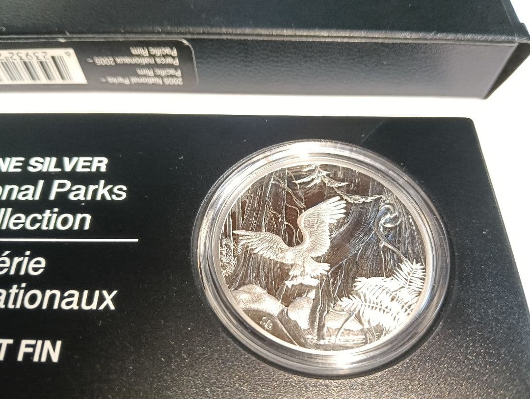 ☆激レア☆2006年カナダ20ドル記念銀貨 国立公園ノース・パシフィック・リム