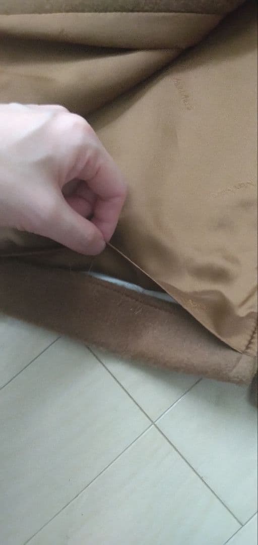 【値下げ】白タグ＊MaxMara＊カシミヤ混　１釦チェスターロングコート３６