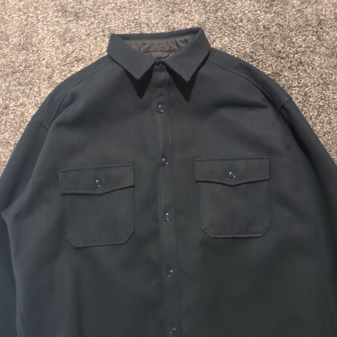 トップス DESCENDANT/CPOC MELTON SHIRT (NAVY)