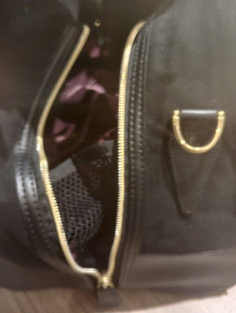 美品MAJESTY キルティング ブラックゴルフバッグ