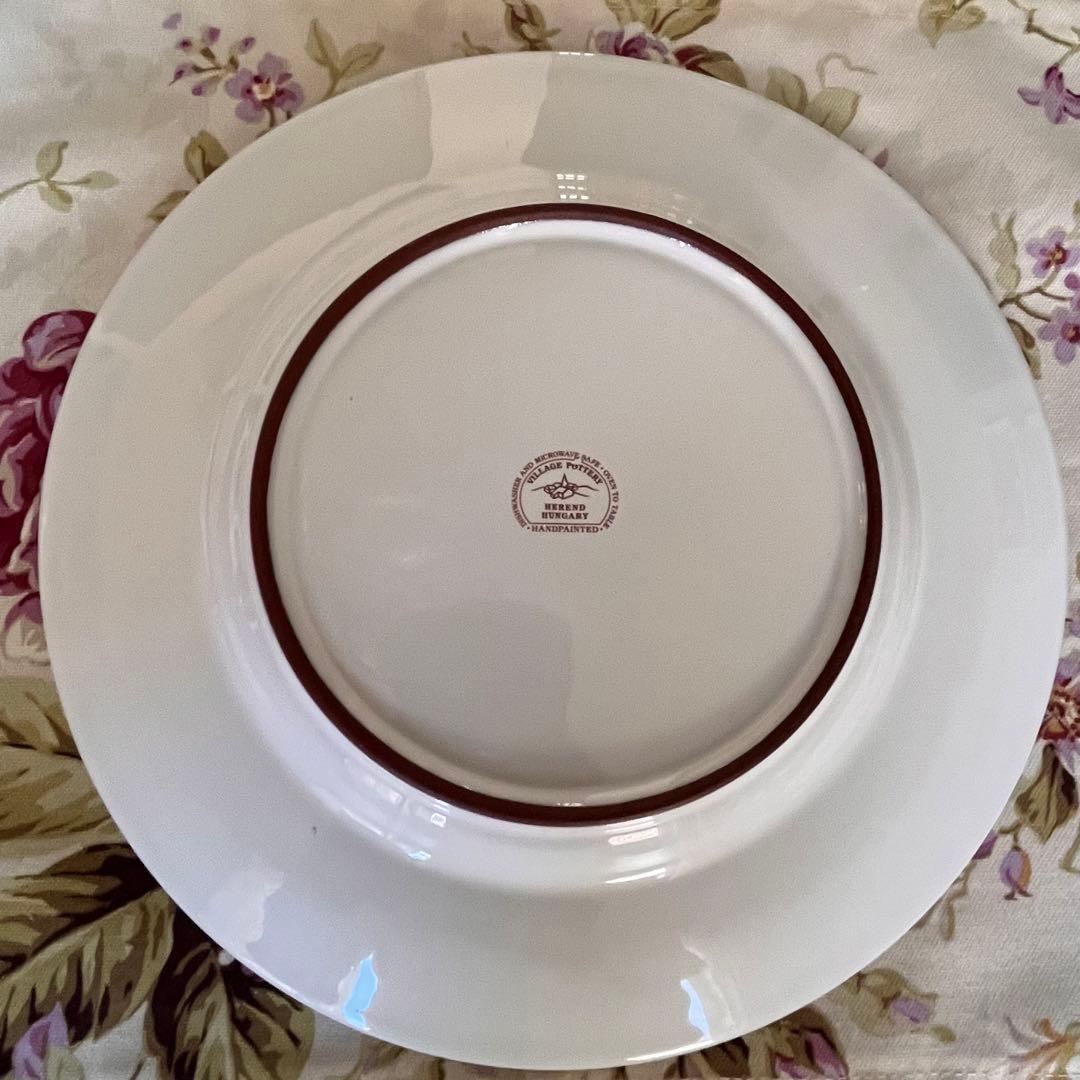 【レア美品】ヘレンドビレッジポッタリー★ジンジャーブレッドマン★手描きプレート