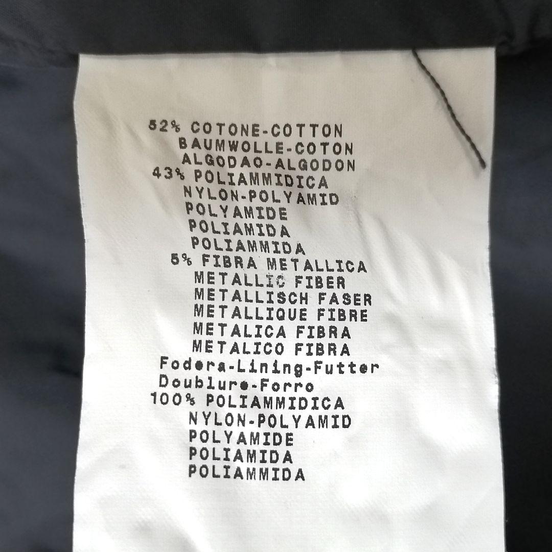 美品✨ アルマーニ コレッツォーニ　薄手 ジャケット　フリル　ベルト　42　黒