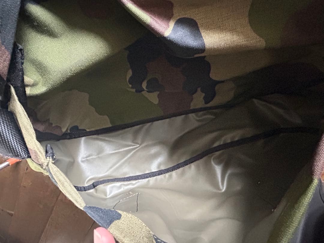 美品　廃盤エルベシャプリエ　迷彩 メッセンジャーバッグ ショルダーストラップ