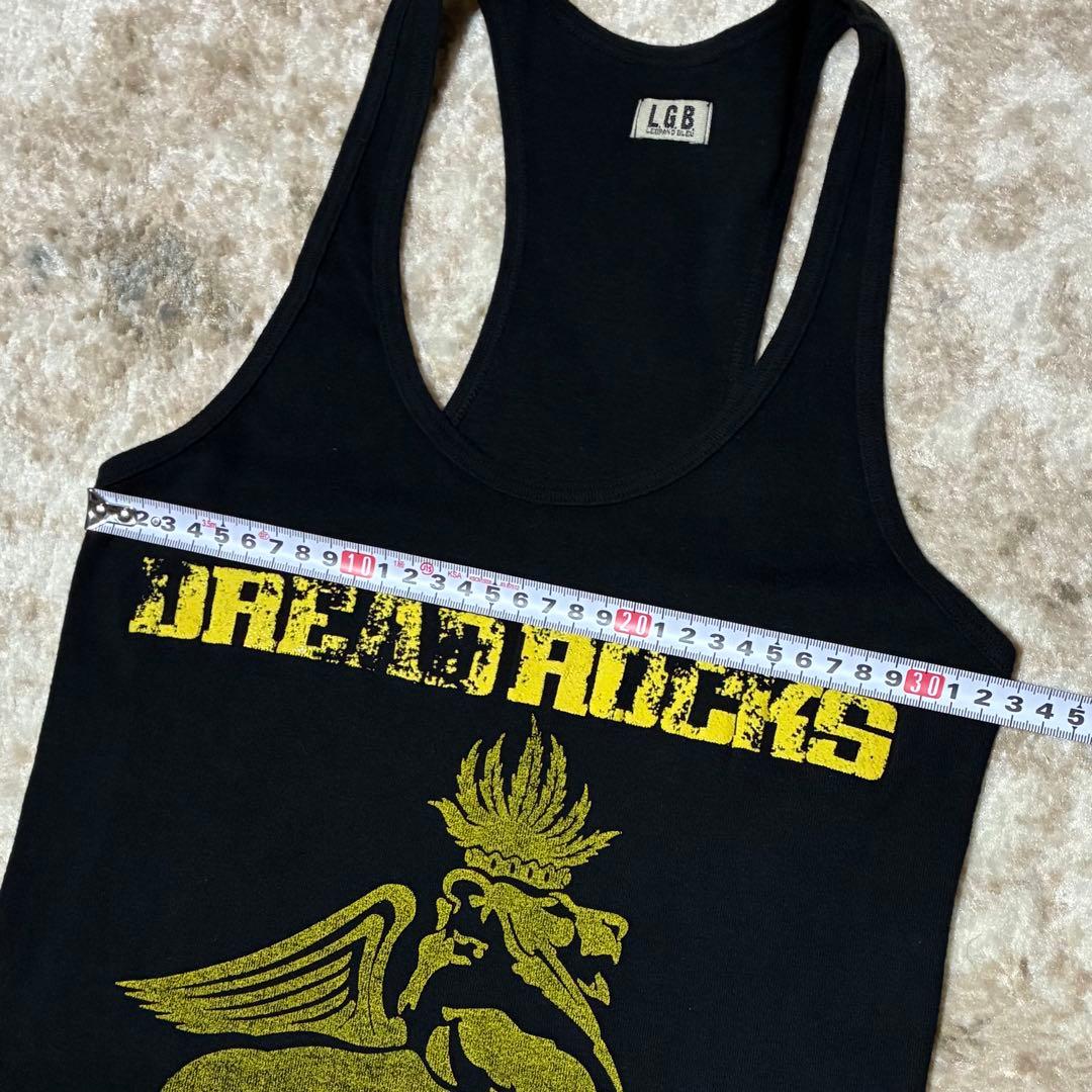 LGB初期TANK TOP人気DREAD ROCKS黒archiveロックY2K