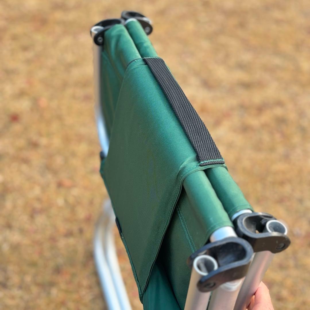 【廃盤希少】スノーピーク FDチェアワイド グリーン  PEAK 旧ロゴ