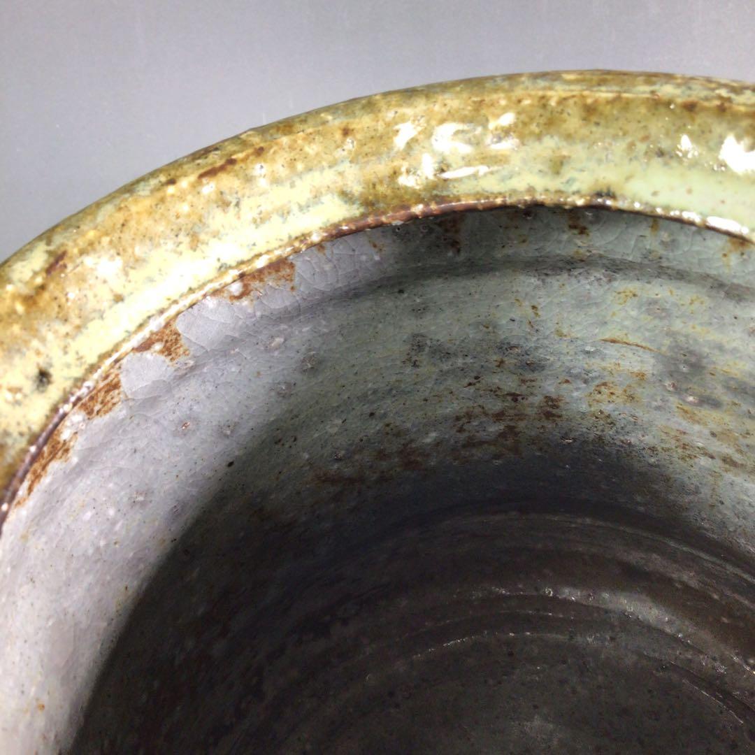 Ｒ６８　水指　『萩焼』『中村龍和造』　共箱　茶道具