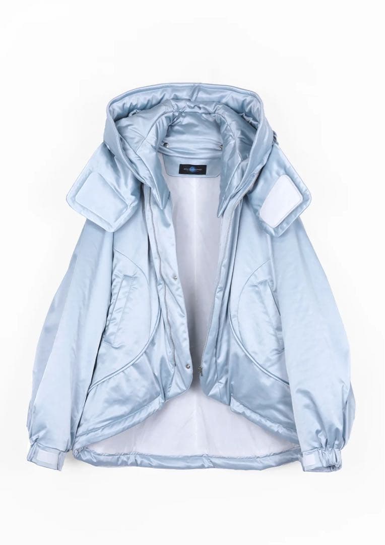 【完売品】シェルターコート:round model / セルリアンシルバー